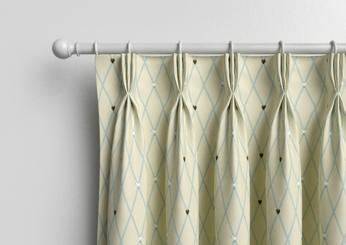 Puddle Down, Trellis Shell - Made to Measure Curtains - Image 11